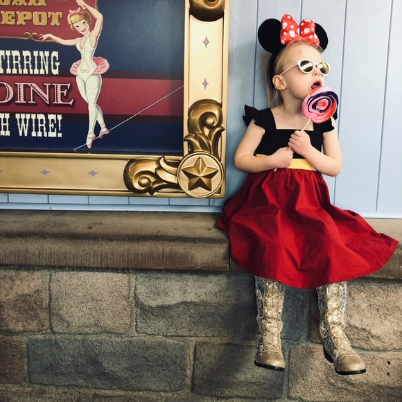 Trish Scully Gramercy Gold Boot Little Girl 13 - Picture 12 of 15